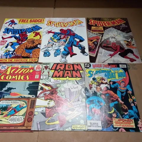 LOT OF 6 VINTAGE COMIC BOOKS