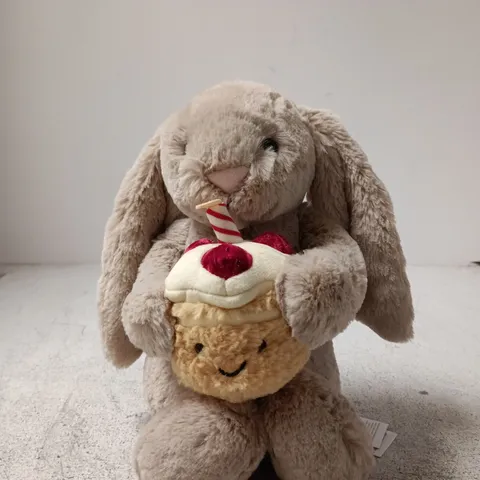 JELLYCAT LONDON BEIGE BUNNY PLUSH WITH TAGS
