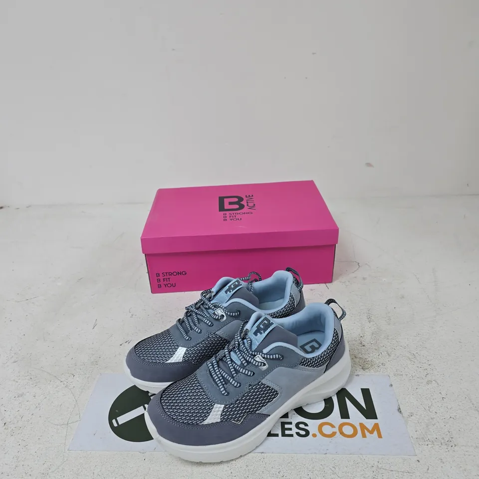B ACTIVE LADIES' OWN LABEL TRAINERS – GREY, UK 7