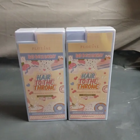 PLOUISE HAIR TO THE THRONE DUO – PIECE OF CAKE SHAMPOO AND CONDITIONER 380ML EACH