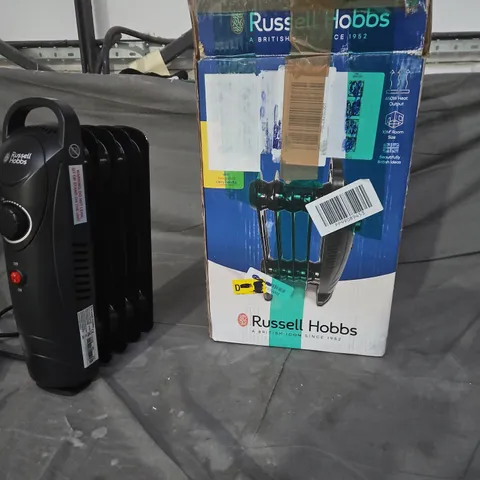 RUSSELL HOBBS OIL FILLED ELECTRIC HEATER - COMPACT PORTABLE