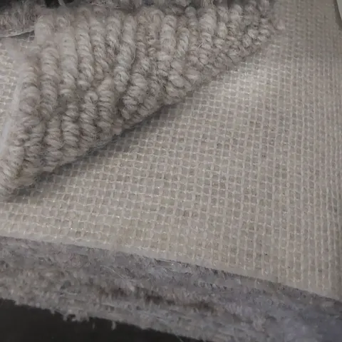 ROLL OF QUALITY BLOOMSBURY NATURAL TWEED CARPET- APPROXIMATELY 5 x 4.93m