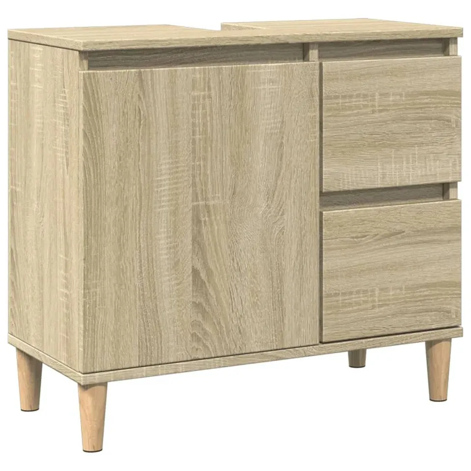 BOXED LAKRA BATHROOM CABINET 65×33×60CM ENGINEERED WOOD