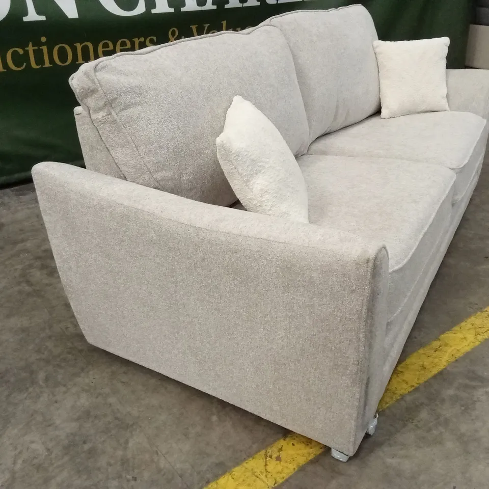 TRINITY FABRIC 3 SEATER SOFA - NATURAL RRP £1099