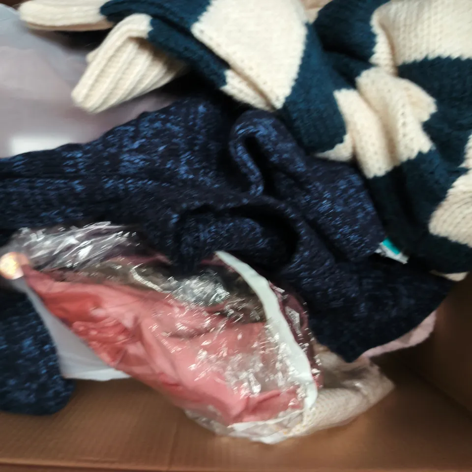 APPROXIMATELY 20 ASSORTED CLOTHING AND FASHION PRODUCTS IN VARIOUS STYLES AND SIZES - COLLECTION ONLY