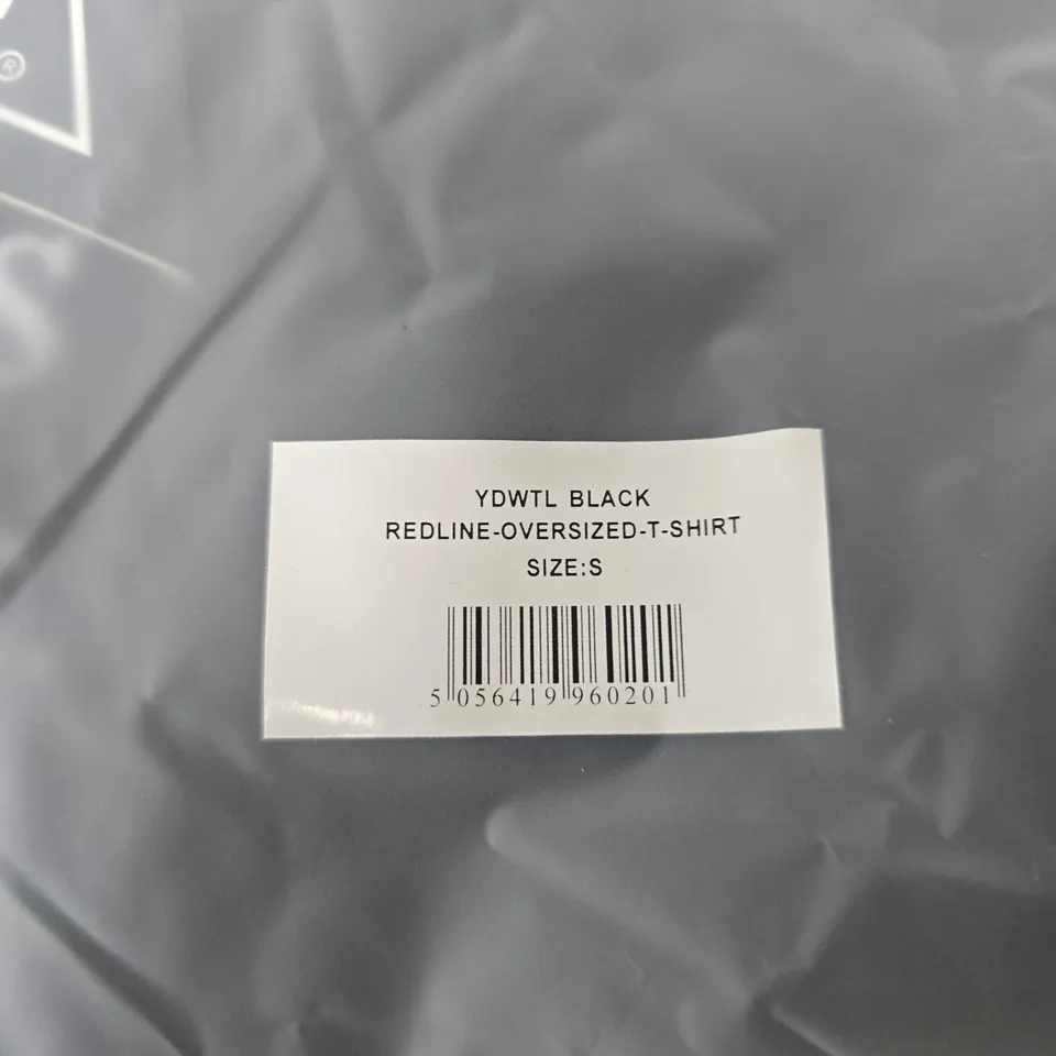 YOU DON'T WANT THIS LIFE BLACK REDLINE OVERSIZED T-SHIRT – SIZE S