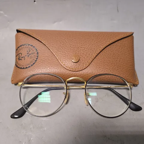 RAY BAN ROUND THIN EYEWEAR GLASSES - MAGNIFICATION UNSPECIFIED
