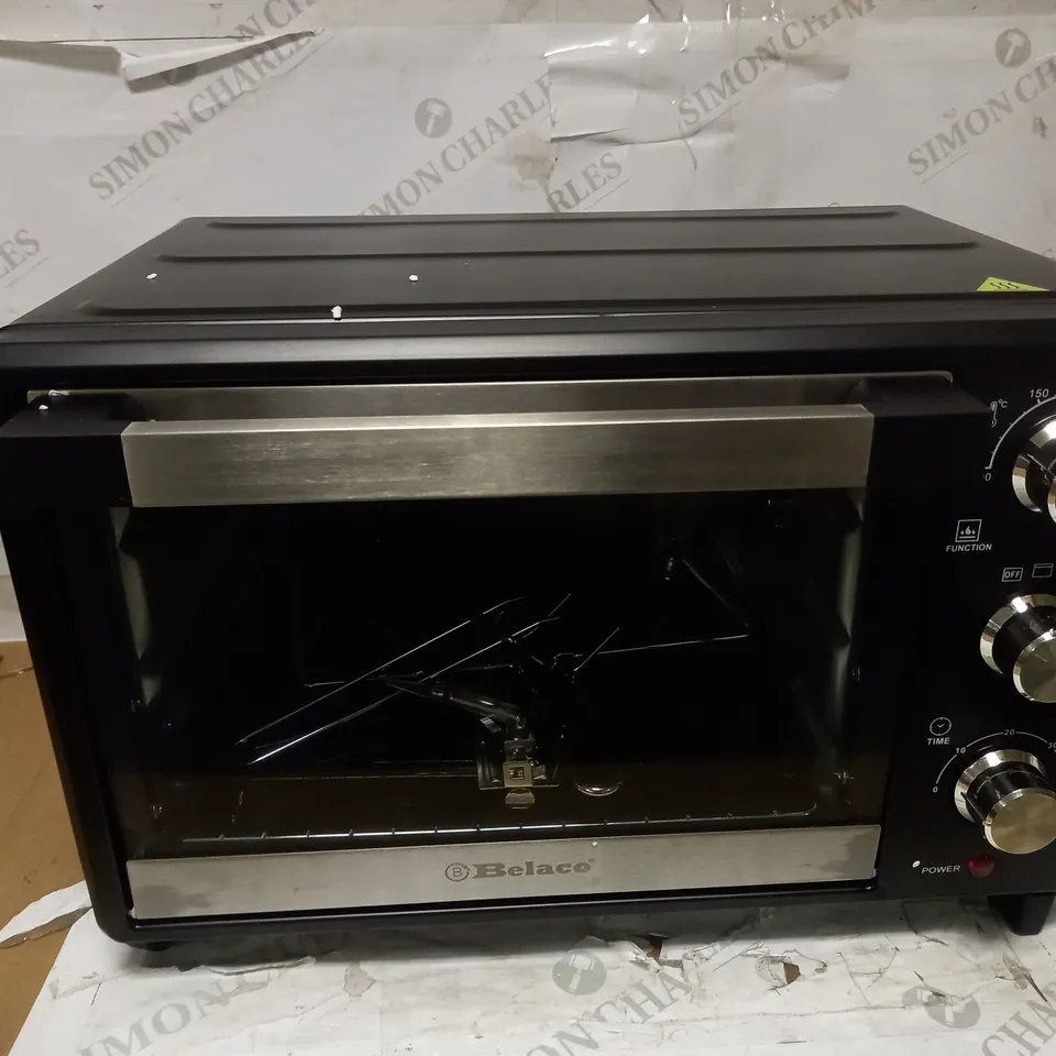 BELACO TOASTER OVEN TABLETOP COOKING BAKING PORTABLE OVEN ROTISEERIE