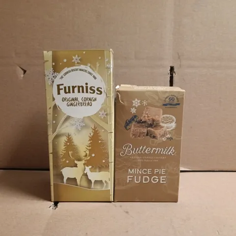 APPROXIMATELY 10 ASSORTED FOOD AND DRINK ITEMS TO INCLUDE BUTTERMILK, FURNISS, ETC