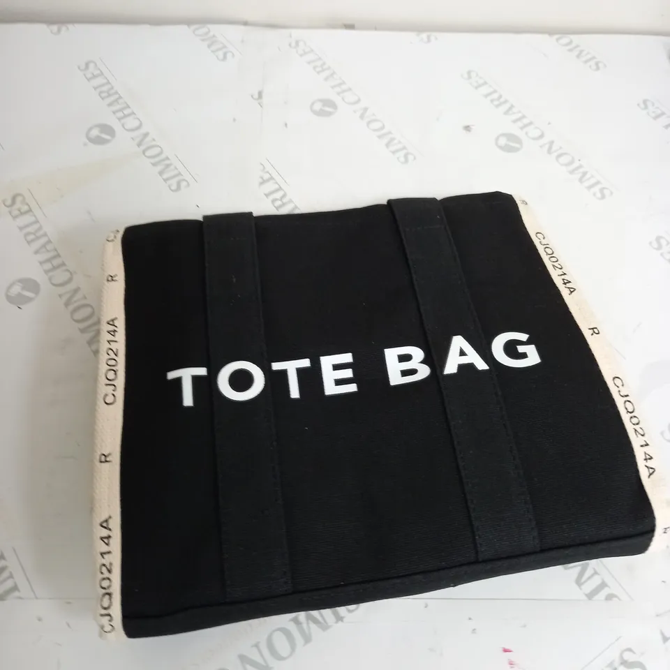 BLACK TOTE BAG 