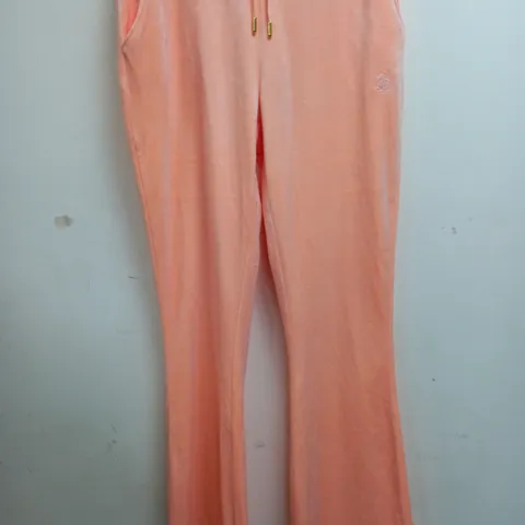 JUICY COUTURE JOGGER IN PEACH - UK LARGE