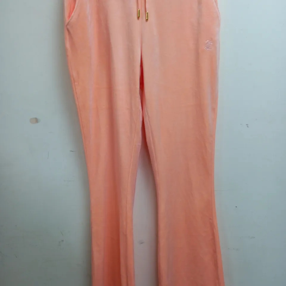 JUICY COUTURE JOGGER IN PEACH - UK LARGE