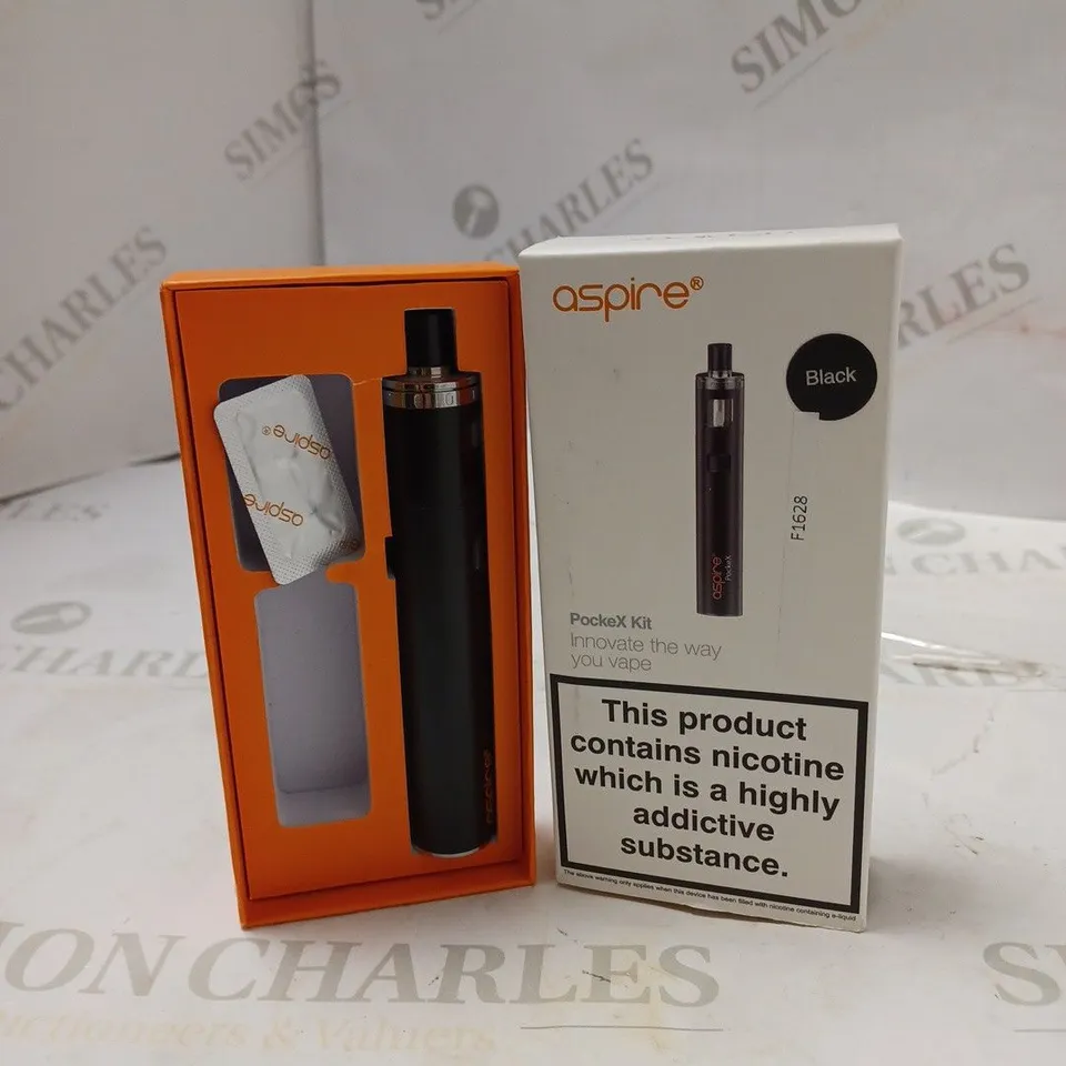 BOXED ASPIRE POCKEX KIT - BLACK. 