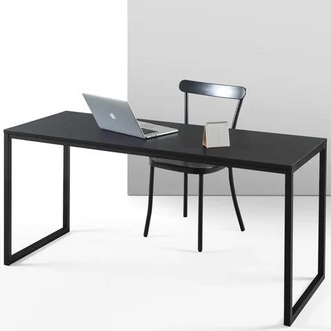 BOXED ZINUS JENNIFER 160CM MODERN OFFICE DESK BLACK