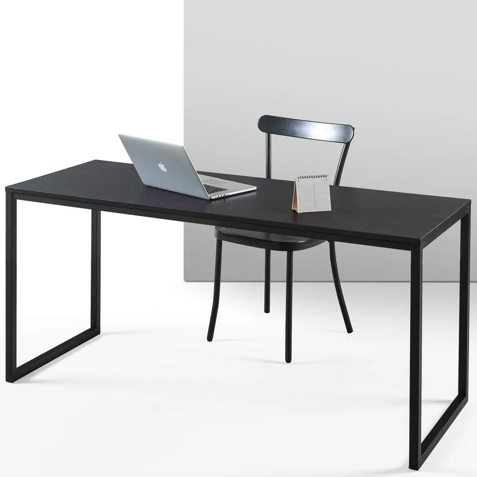 BOXED ZINUS JENNIFER 160CM MODERN OFFICE DESK BLACK