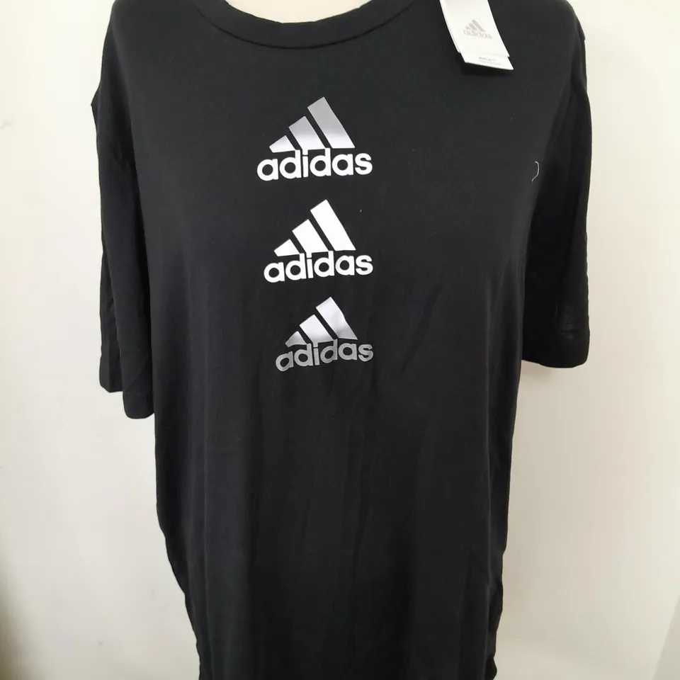 ADIDAS D2M LOGO TEE - UK L