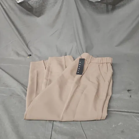 SISLEY WOMEN’S TROUSERS, BEIGE/TAN, UK 12 (EU 42) – WITH TAGS