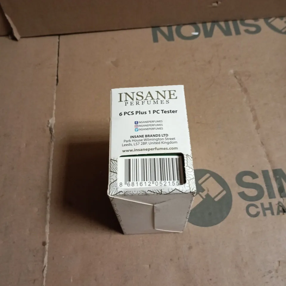 6 X INSANE PERFUMES EAU DE PARFUM WOODY UPTO 300 SPRAYS 