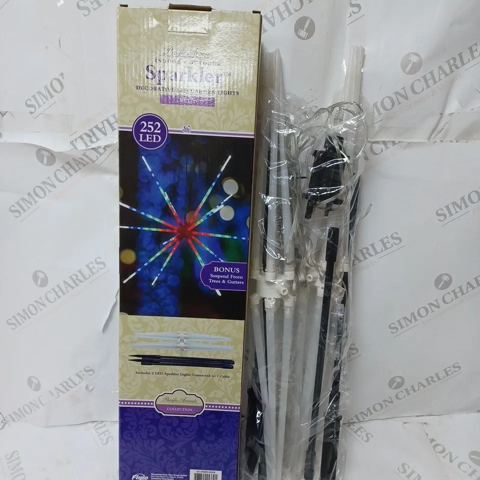 BOXED INDOOR-OUTDOOR SPARKLER DECORATIVE LED GARDEN LIGHTS 