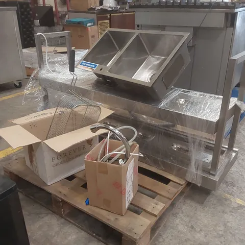 PALLET CONTAINING ASSORTED CATERING EQUIPMENT ECT