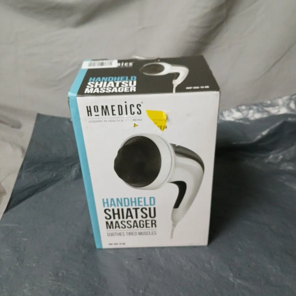 HOMEDICS SHIATSU MASSAGER BOXED