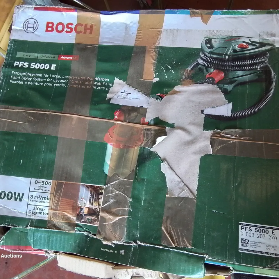 BOXED BOSCH ALLPAINT PFS 5000E 1200W ELECTRIC SPRAY SYSTEM 230V