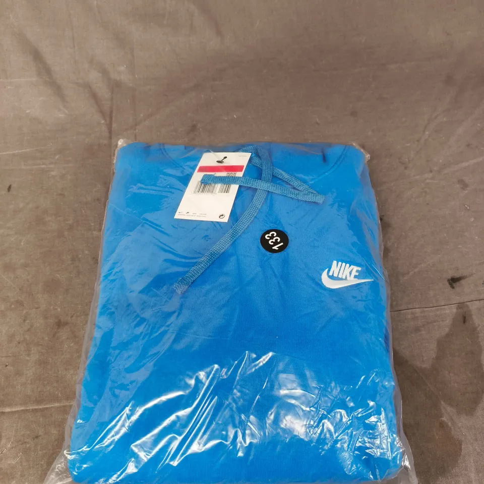 BAGGED NIKE LOGO CASUAL HOODIE - SIZE L