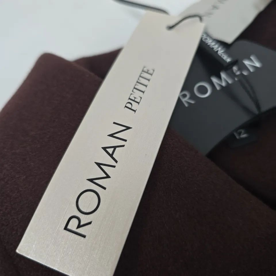 ROMAN PETITE COAT – TAUPE, UK 12