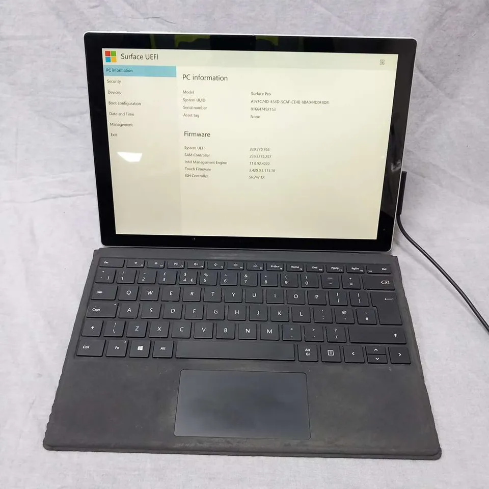 MICROSOFT SURFACE PRO 256GB
