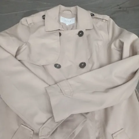 VILA WOMEN’S TRENCH COAT – BEIGE, SIZE M