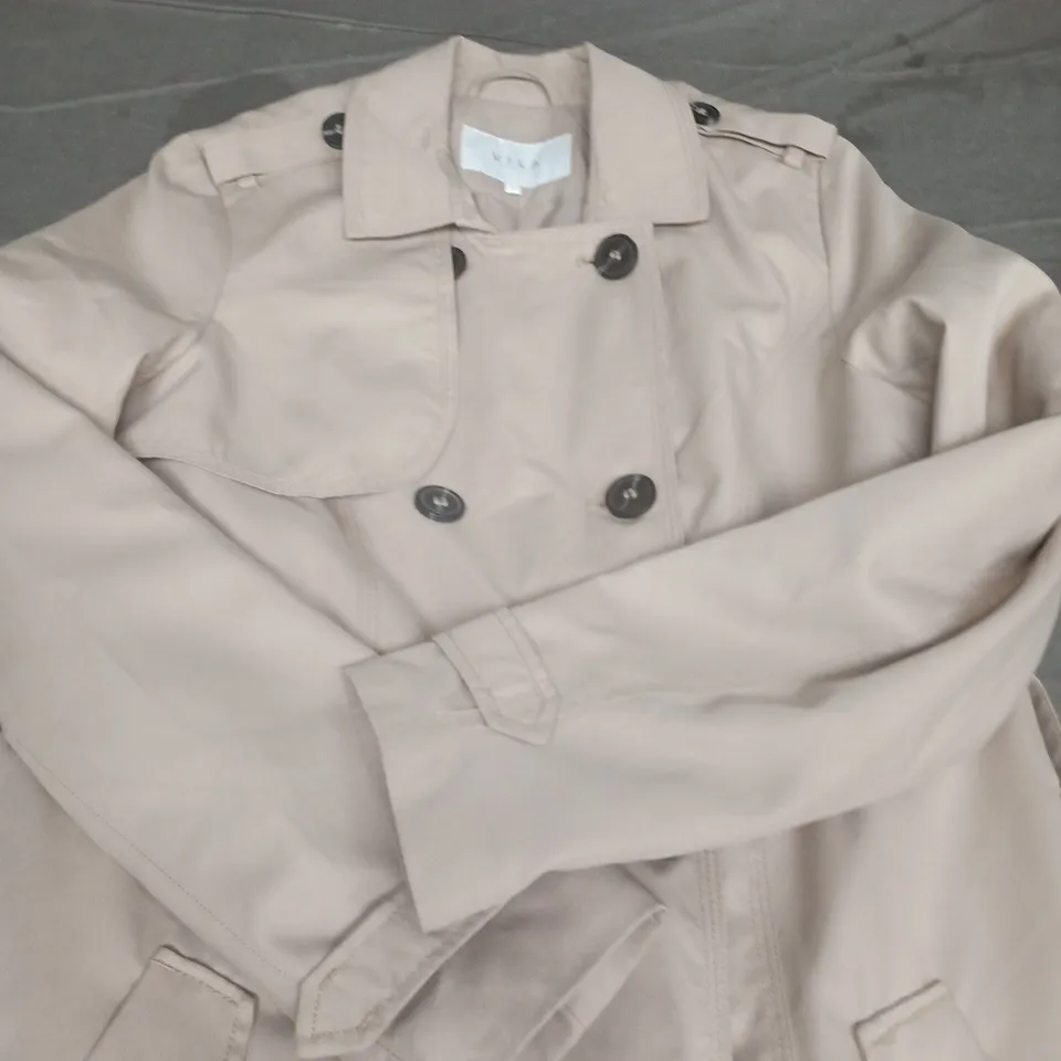 VILA WOMEN’S TRENCH COAT – BEIGE, SIZE M