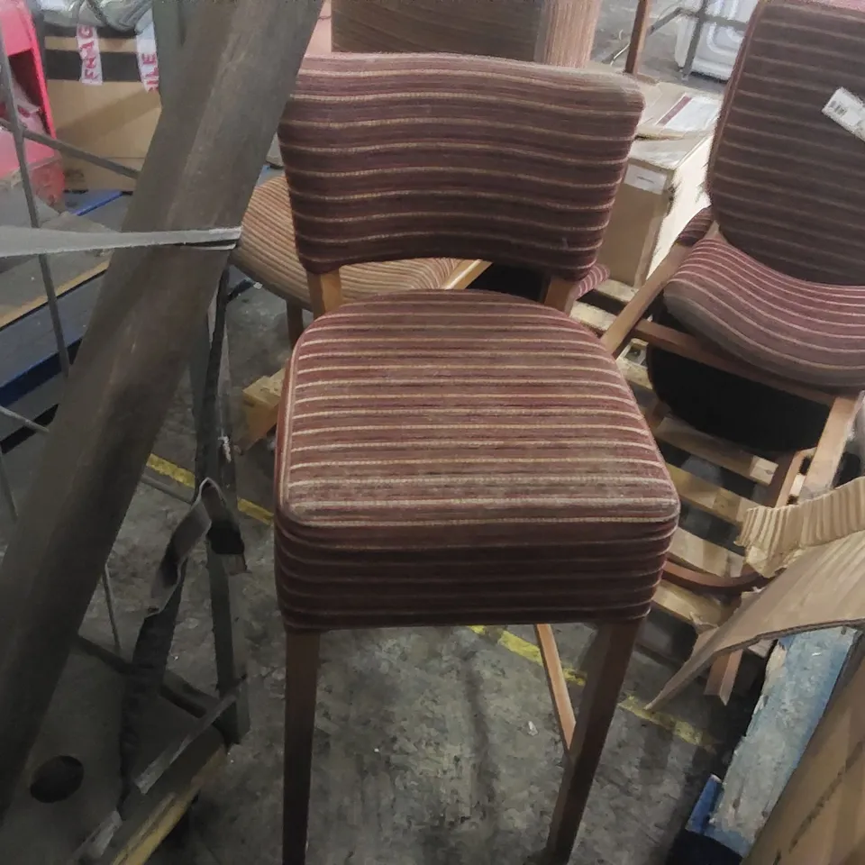 PALLET CONTAINING 5 BAR CHAIRS