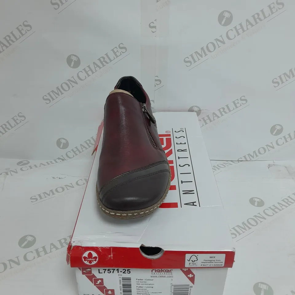 RIEKER ZIPPER SHOE SIZE 6