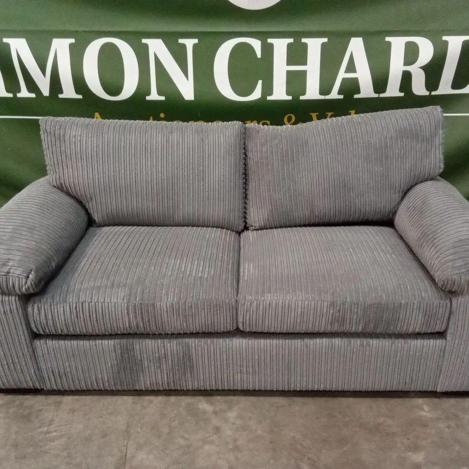 AMALFI STANDARD BACK FABRIC SOFA BED - CHARCOAL RRP £699