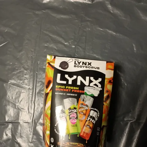 LYNX BODY SCRUB SET β EPIC FRESH / SUNSET FRESH, 4-PIECE (2X BODY SPRAY, 2X BODY WASH)