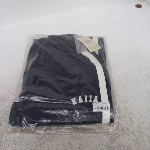 KAIIA SPORT STRIPE WIDE-LEG JOGGERS NAVY & CREAM – UK 8 (WOMAN)
