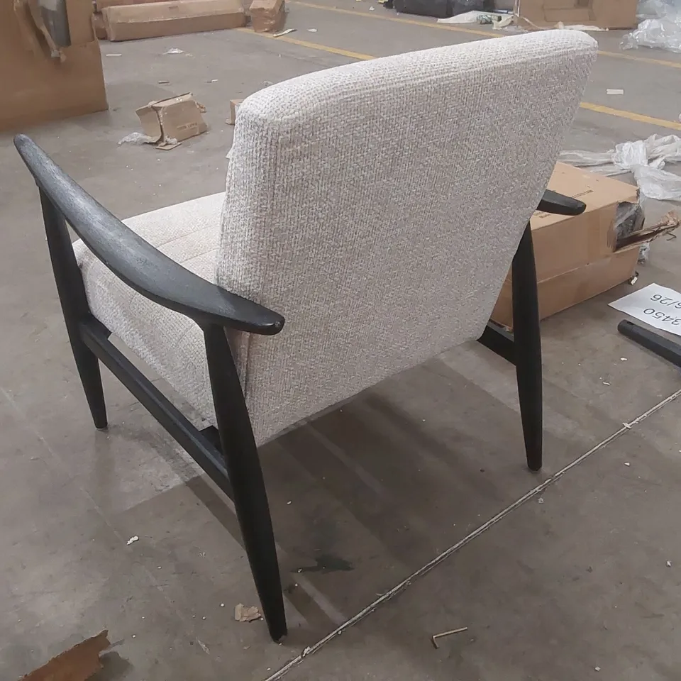 DANETTI GREYSON NATURAL FABRIC ACCENT CHAIR