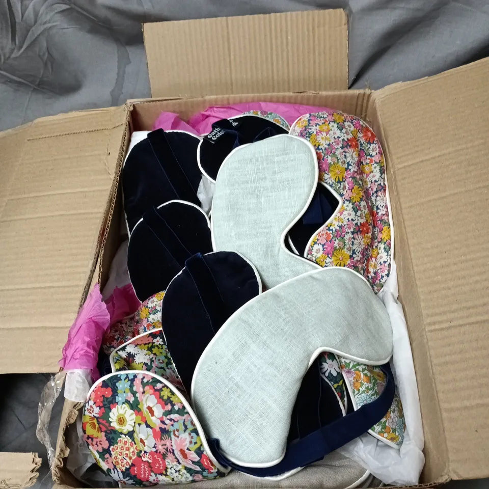 APPROXIMATELY 20 ASSORTED CATHERINE COLEBROOK EYE MASKS 