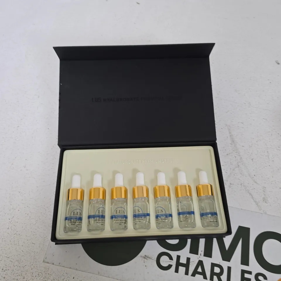LUS HYALURONATE PREMIUM SERUM SET – 7 X 5ML VIALS, BOXED