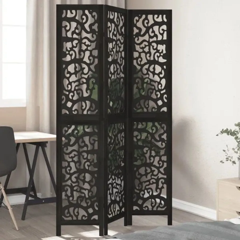BOXED 110CM W 3-PANEL FOLDING ROOM DIVIDER 