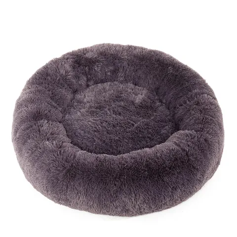 COZEE PAWS FLUFFY ROUND PET BED WITH ODOUROLOGY