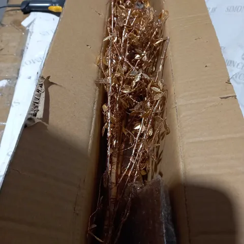 BOXED ALISON CORK PRE LIT JEWELED TREE - ROSE GOLD