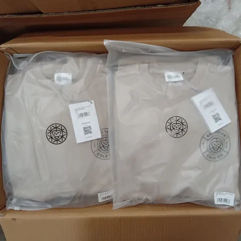 BOX OF APPROXIMATELY 20X BRAND NEW BRASS MONKEY UNISEX SWEATER - CLAY, BMAW24UNSW04 // SIZE: M
