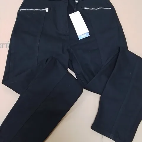 MINT VELVET THE SCULPTING SKINNY BLACK JEANS - UK 12 R