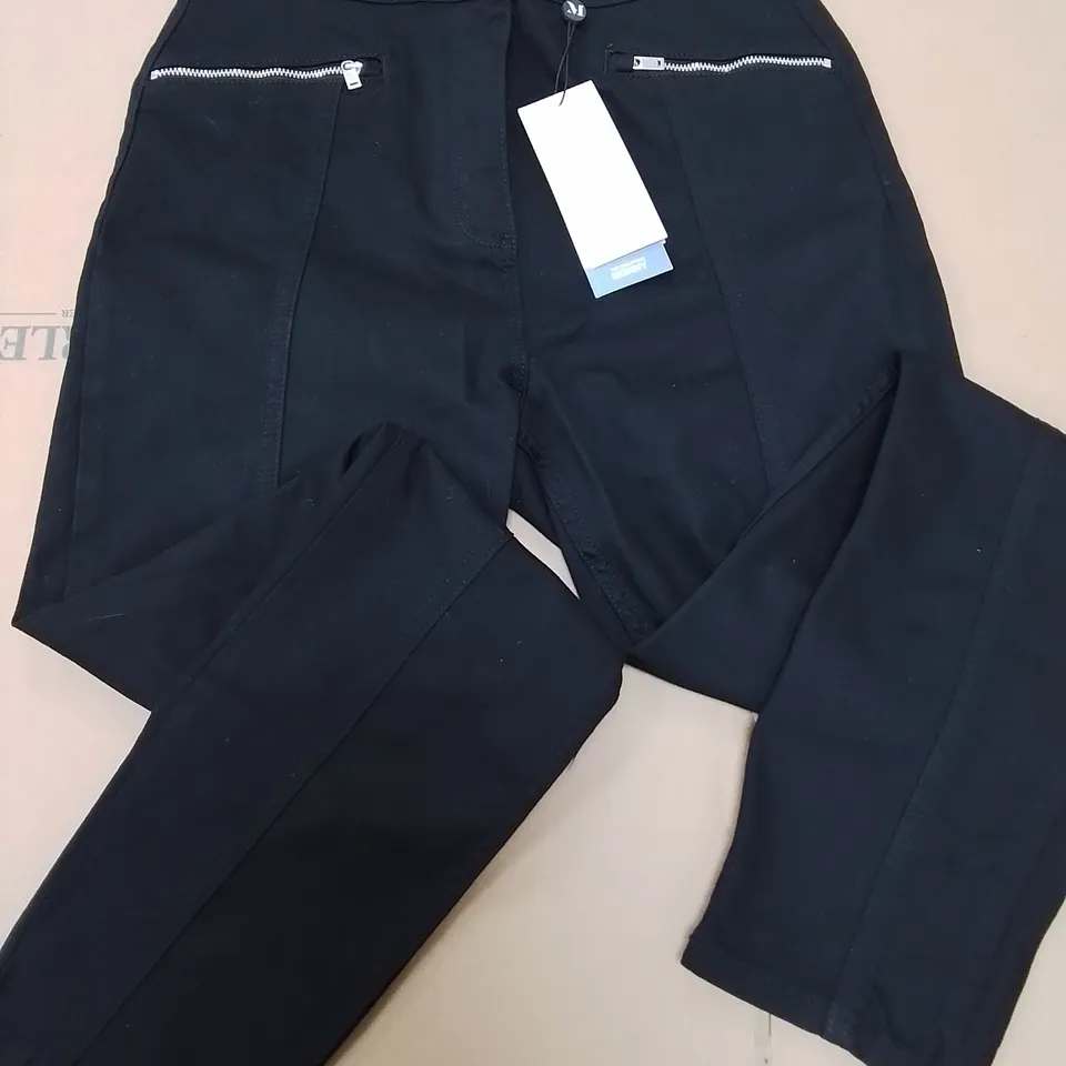 MINT VELVET THE SCULPTING SKINNY BLACK JEANS - UK 12 R