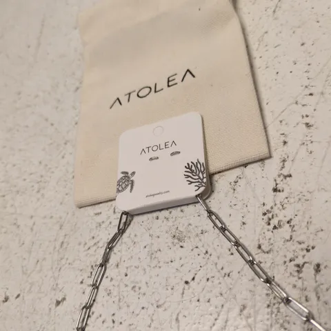 ATOLEA CHAIN NECKLACE – RECTANGULAR LINK DESIGN