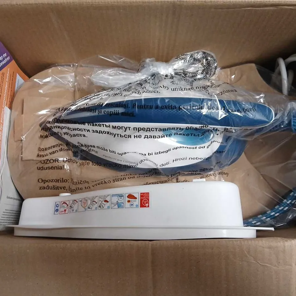 BOXED AS NEW PHILIPS PERFECT CARE COMPACT STEAM GENERATOR IRON