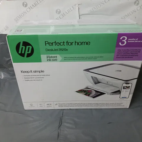 BOXED HP DESKJET 2820E PRINTER