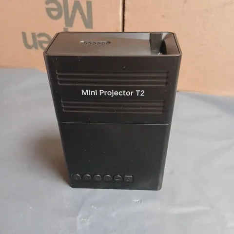MINI PROJECTOR T2 – PORTABLE BLACK PROJECTOR