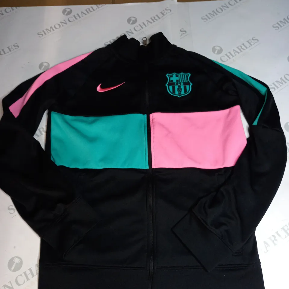 FC BARCELONA ZIPPED TRAINING JACKET SIZE M